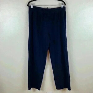 FRUIT Of The Loom Navy Sweats With Waist Drawstring XL